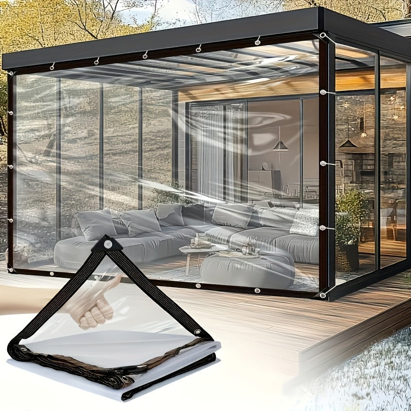 Transparent PVC Waterproof Tarpaulin for Outdoor Protection