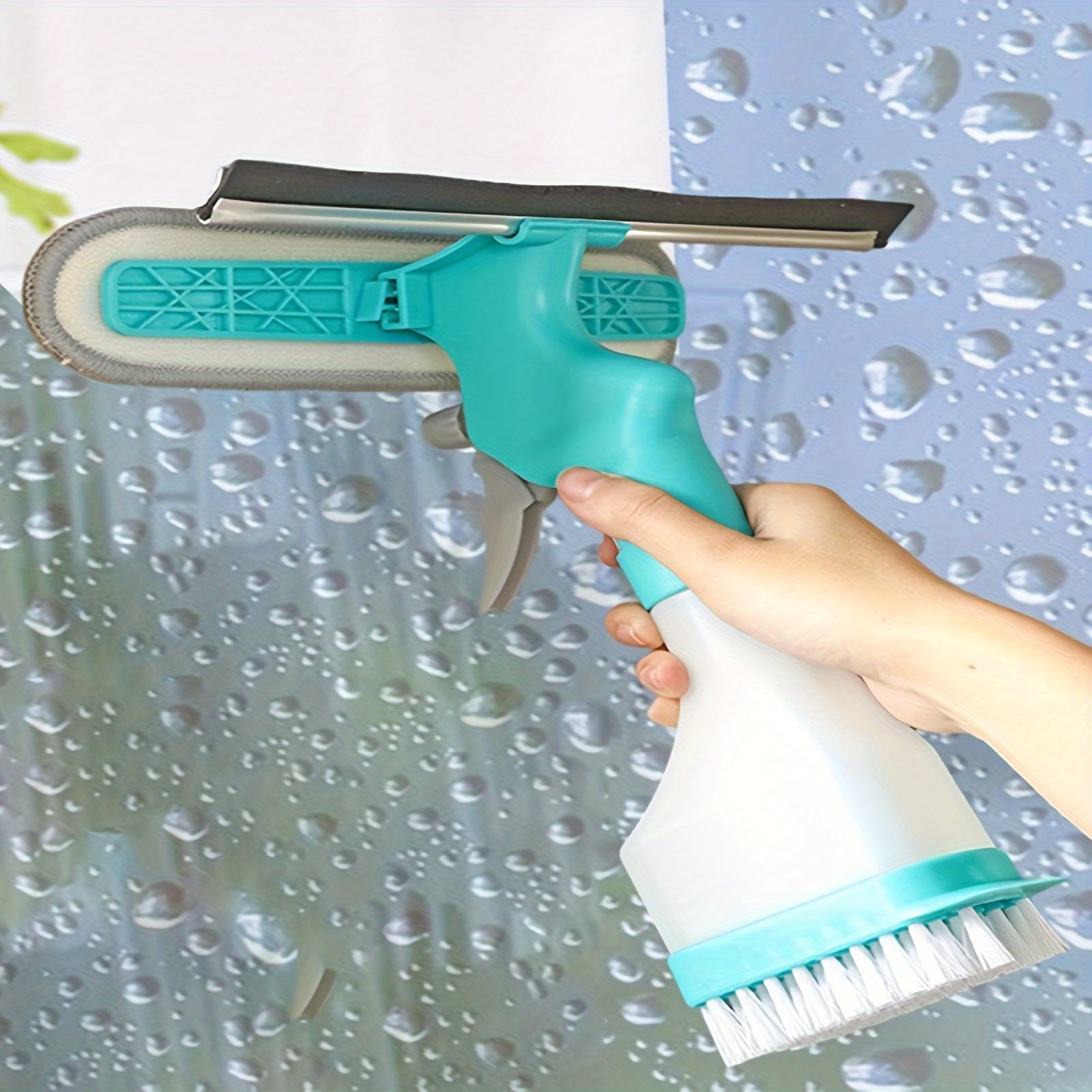 4-In-1 Multipurpose Glass Cleaner Brush