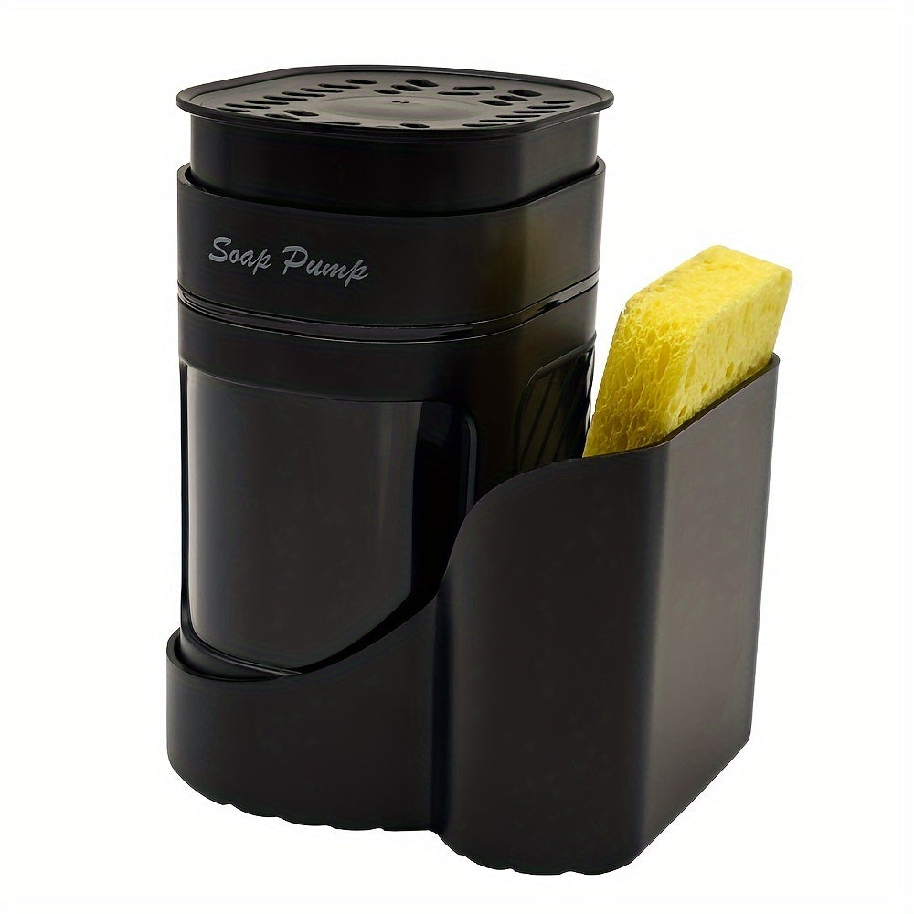 Oval Soap Dispenser with Sponge Holder