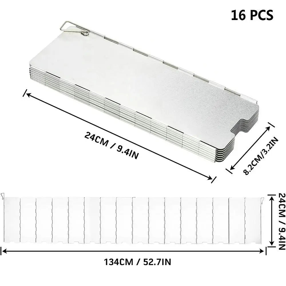 Gas Stove Wind Shield Aluminum Alloy