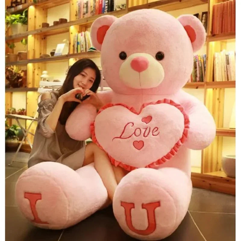 100Cm Love Plush Bear Toy Pillow