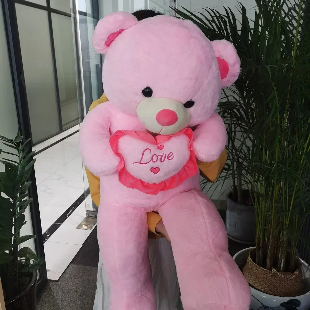 100Cm Love Plush Bear Toy Pillow