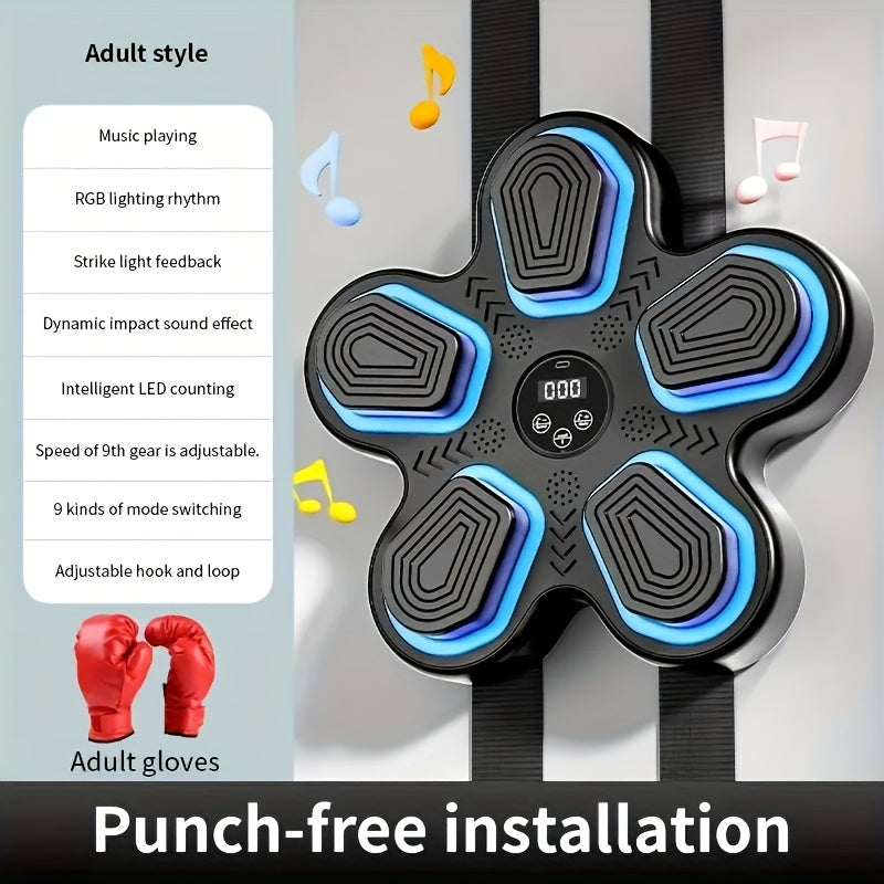 Electronic Music Wall-Mounted Boxing Machine