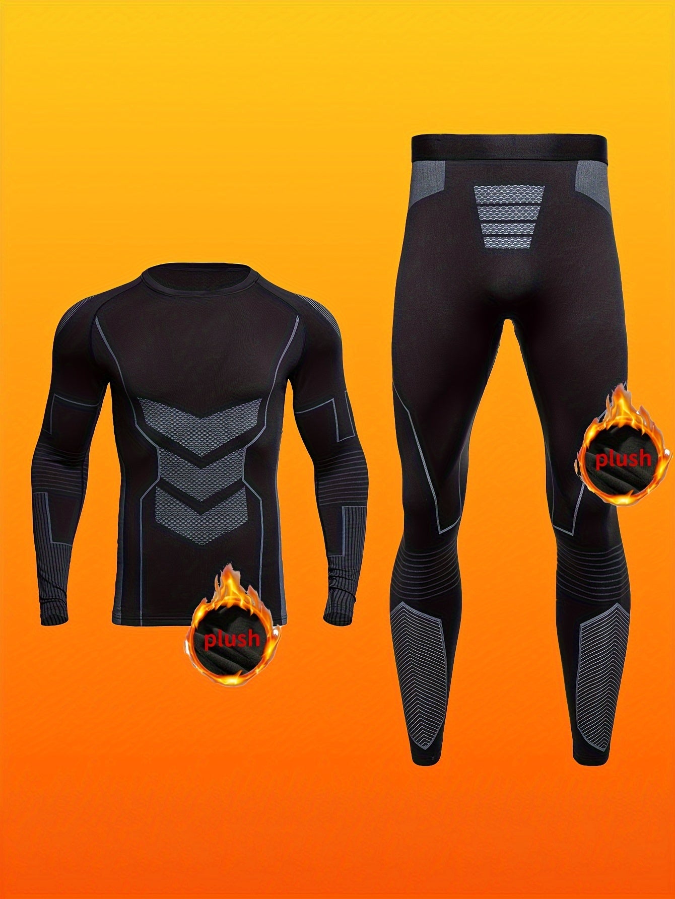 Men's Thermal Full Sleeve Underwear Set