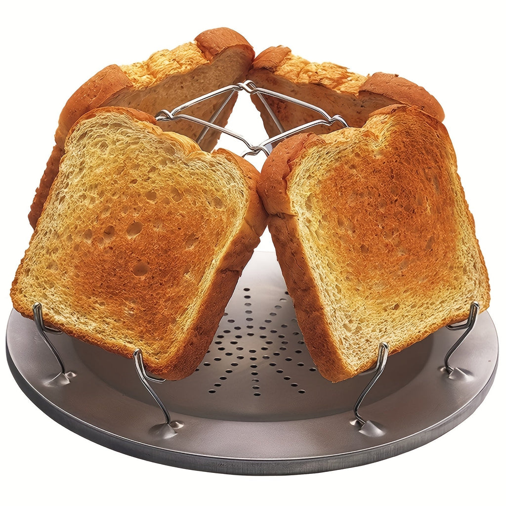 Portable Stainless Steel Toast Grill for Outdoor Camping