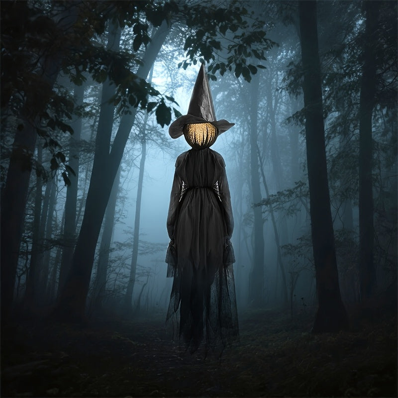 Sound and Light Witch Halloween Decoration