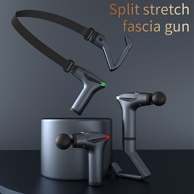 Multi-Functional Electric Deep Tissue Massager Gun - Gray