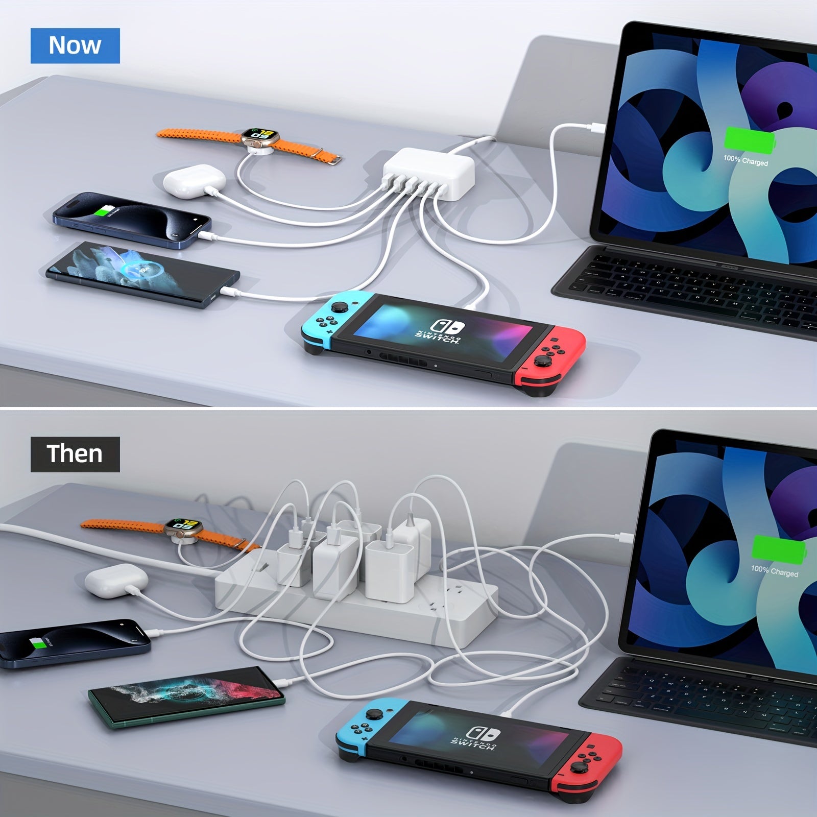 6-Port Usb-C Fast Charger