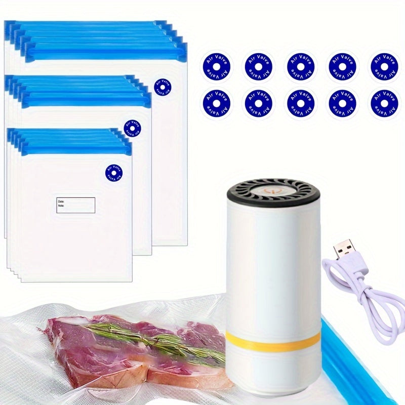 Vacuum Sealer Rechargeable Pump for Food Storage