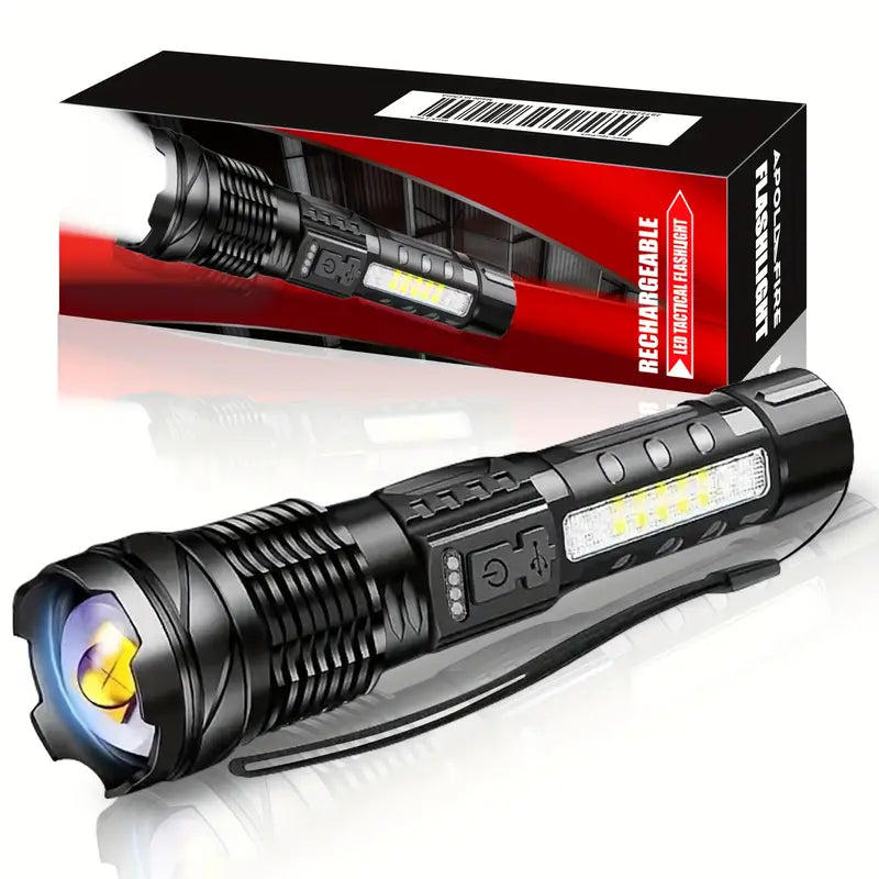 Powerful Rechargeable Torch Flood Light for Outdoor Camping