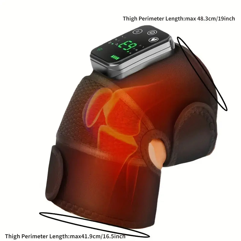 Cordless Knee & Shoulder Massager with Soothing Heat Therapy