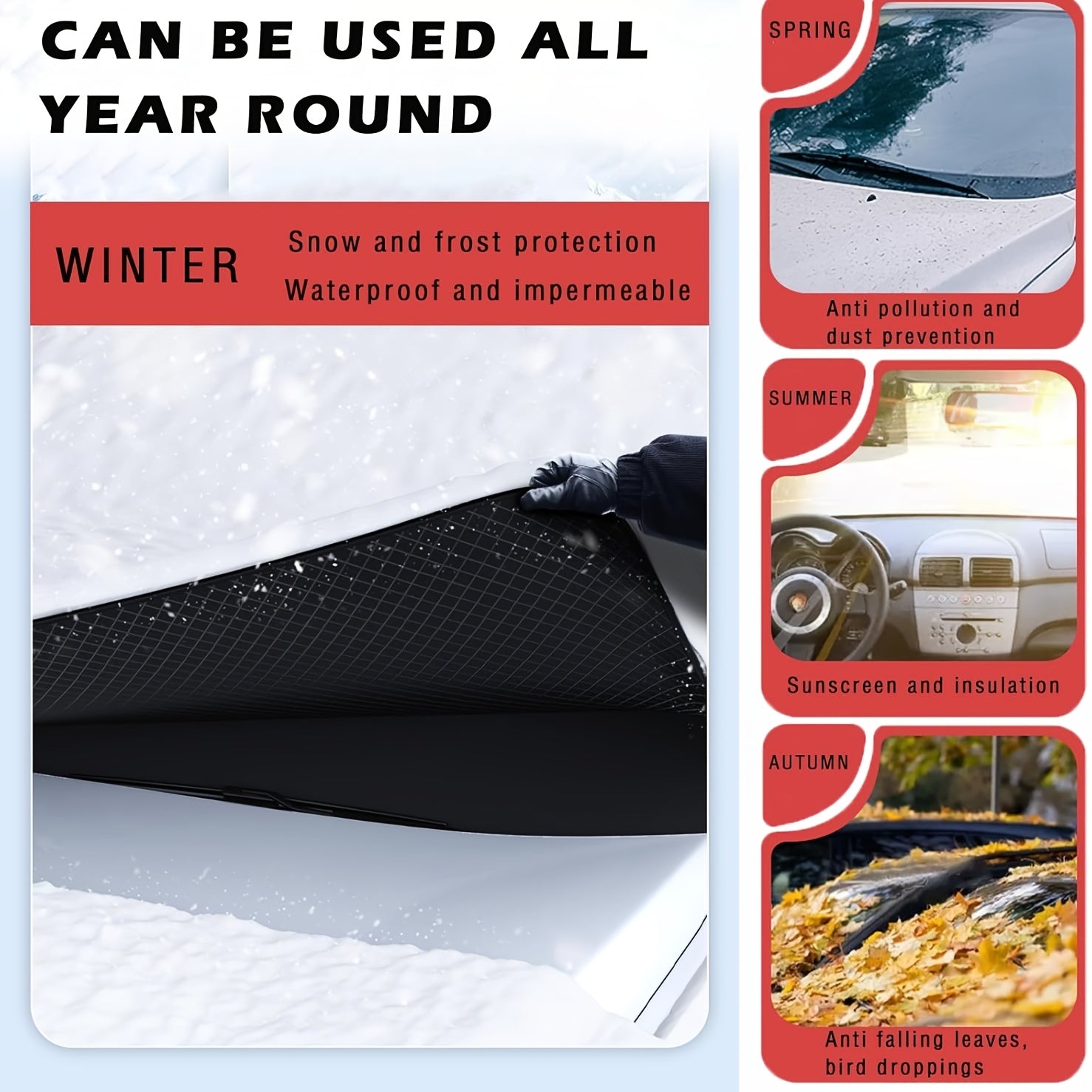 Winter Car Windshield Snow Cover Protector