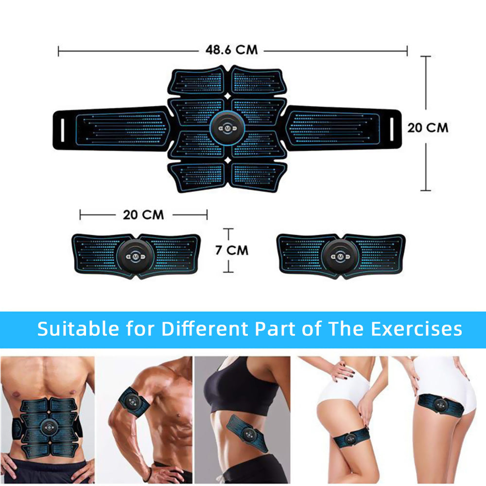 Usb Rechargeable Muscle Toner Set For Abdomen & Arms