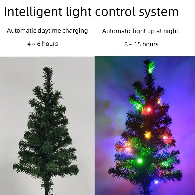 Solar Glow: Eco-Friendly Christmas Tree LED Lights