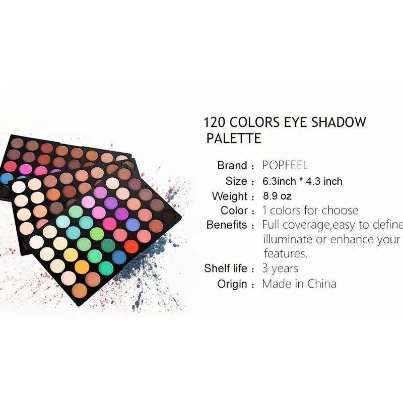 Glam with the POPFEEL Mini Eyeshadow Palette 3-in-1 Set. Create Stunning Eyes Professional Precision