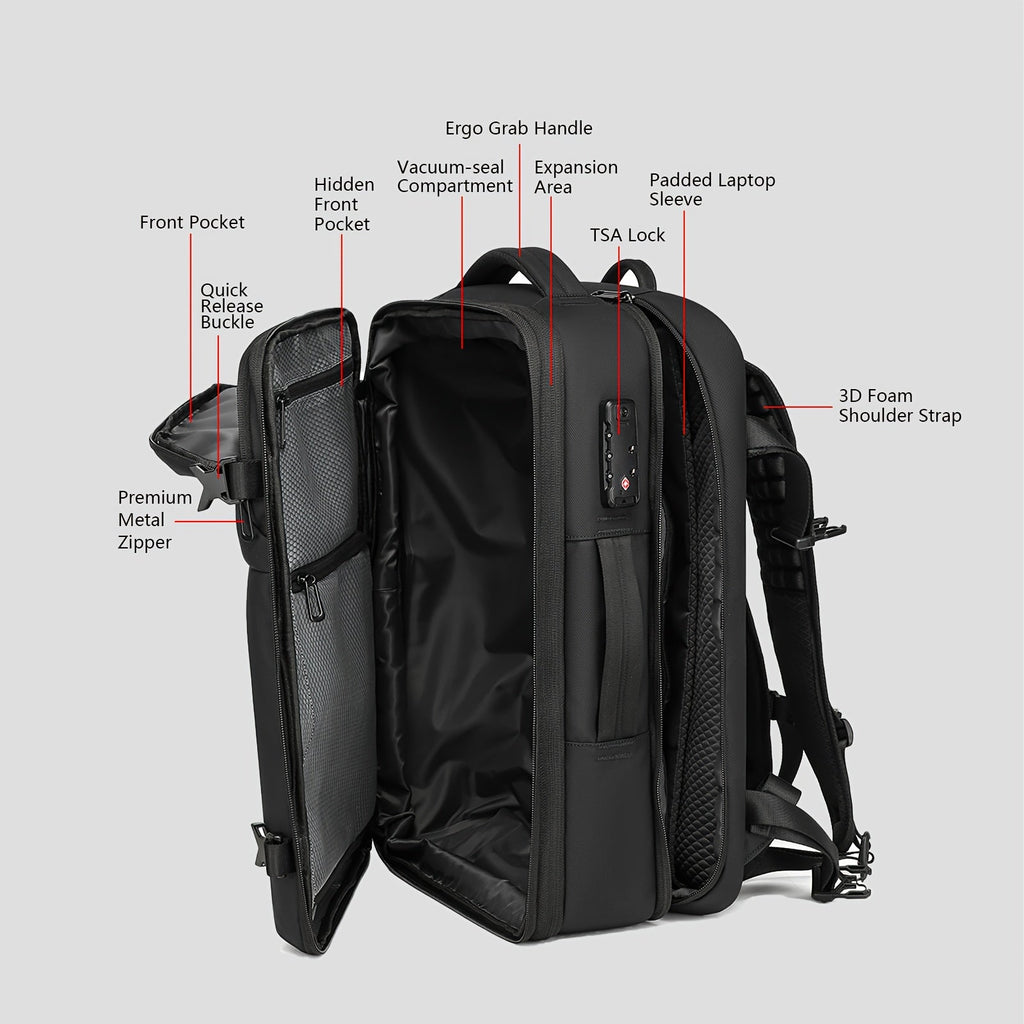 Travel Backpack with Pump & Laptop Compartment