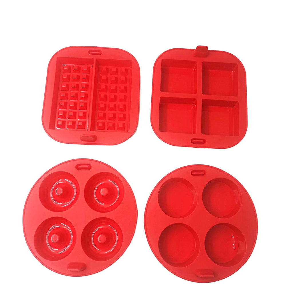 4Pcs Nonstick Silicone Air Fryer Pan Set