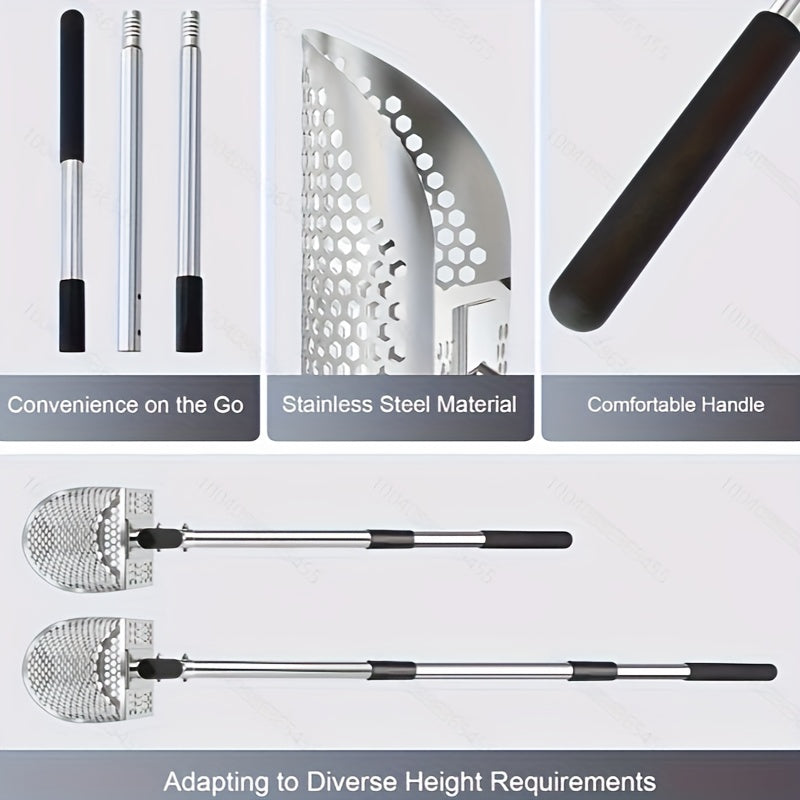 Long Handle Stainless Steel Sand Scoop for Detecting