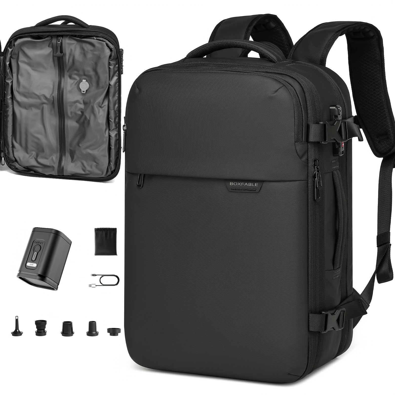 Travel Backpack with Pump & Laptop Compartment