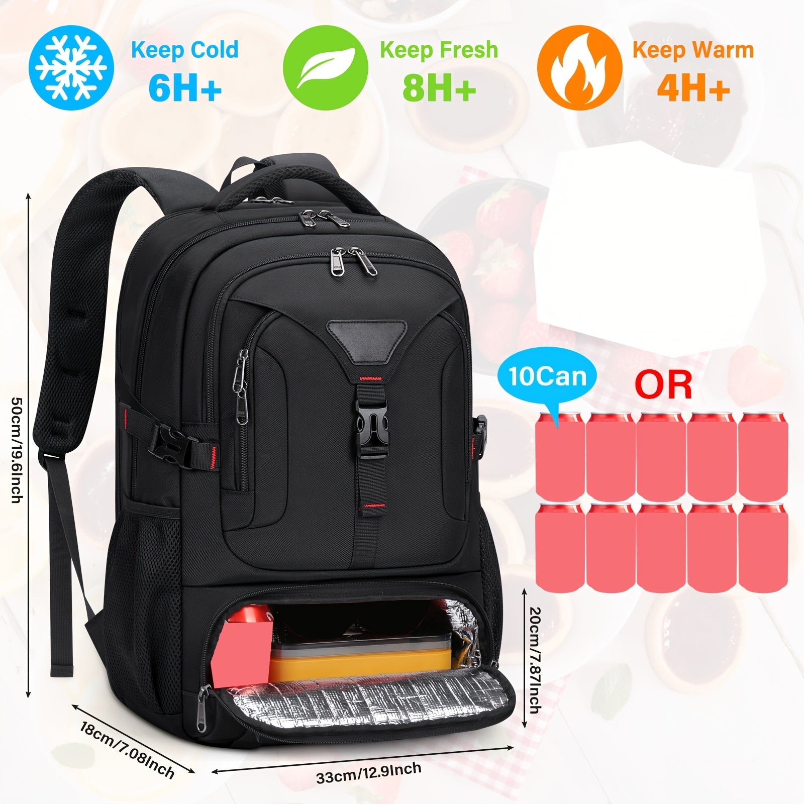 Men's Laptop Backpack Travel Daypack