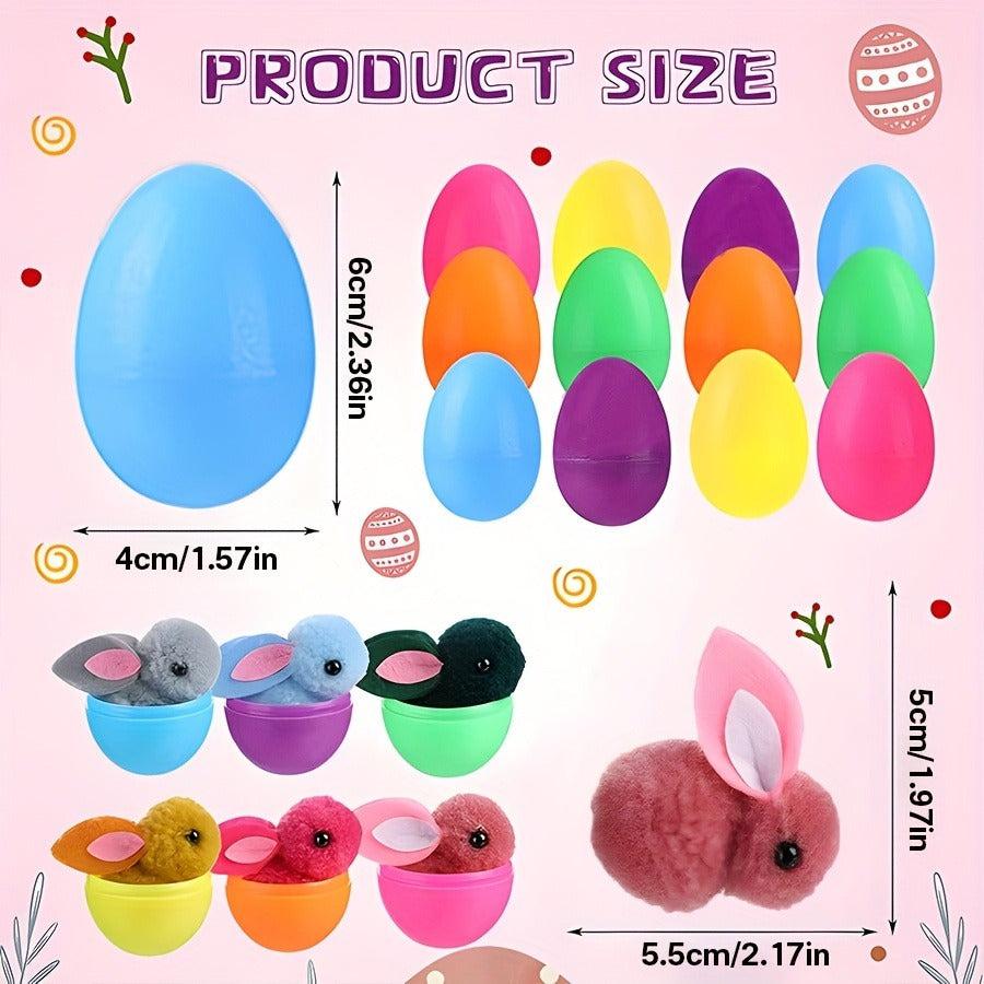 32Pcs Easter Eggs And Bunny Set Decorations