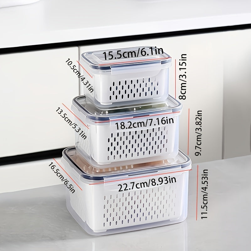 9Pcs Bpa-Free Plastic Food Storage Containers Set