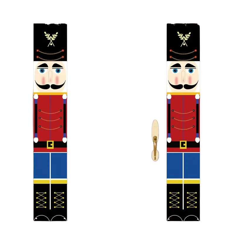 1 Pair Christmas Nutcracker Banner Decorations