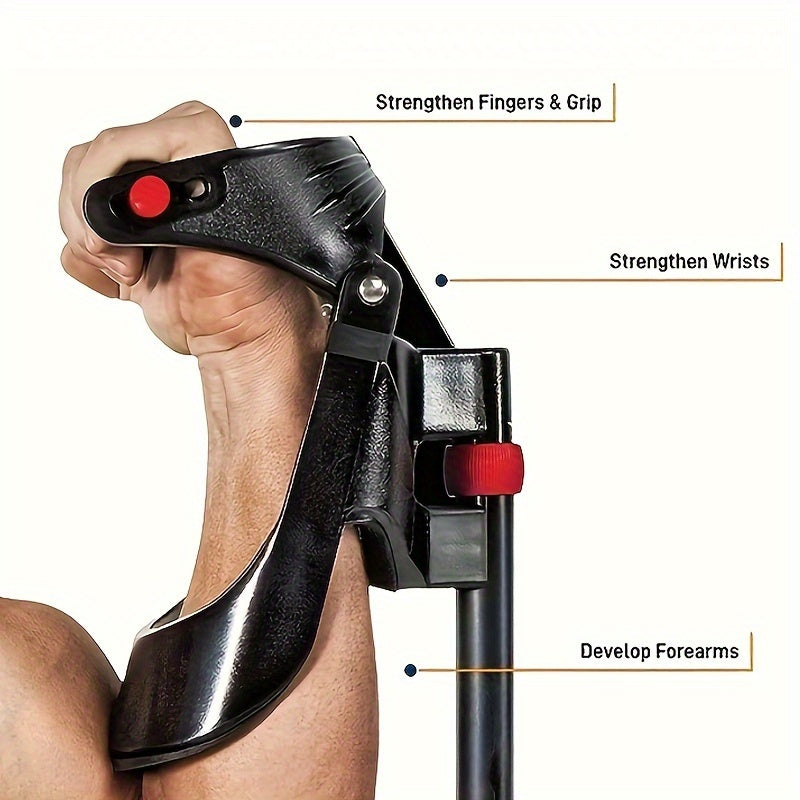 1Pc Spring Wrist Strengthener - Adjustable Forearm Trainer(Black)