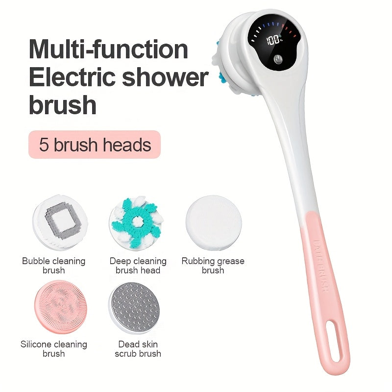 Electric Back Scrubber USB Rechargeable Body Brush
