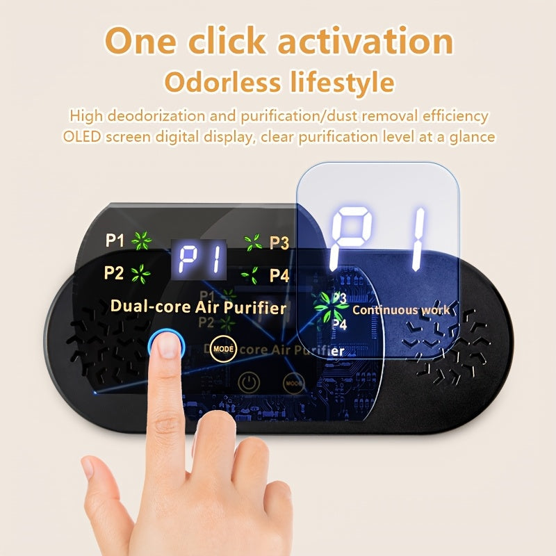 3-in-1 Bathroom Air Purifier USB Powered