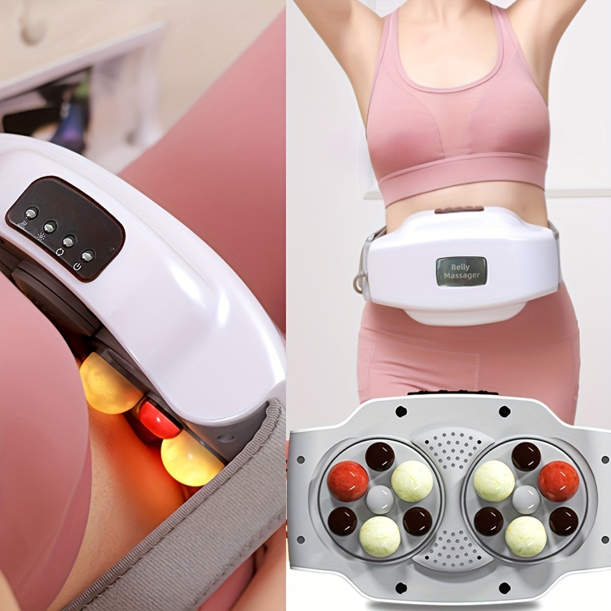 Stomach USB Device Massager with Heat