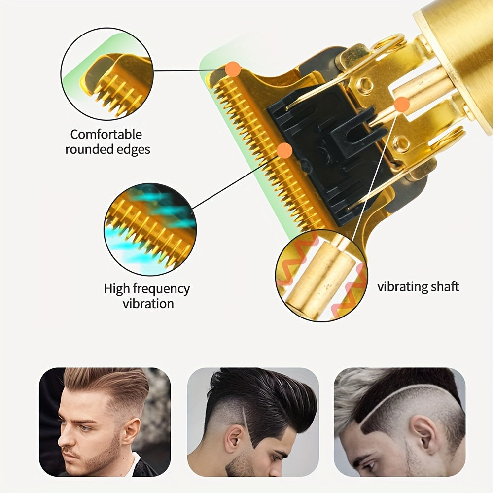2-Piece Multi-Functional Grooming Hair Clippers Set  – USB Charging