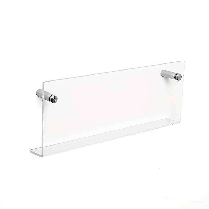 Transparent Wall-Mounted Bookshelf