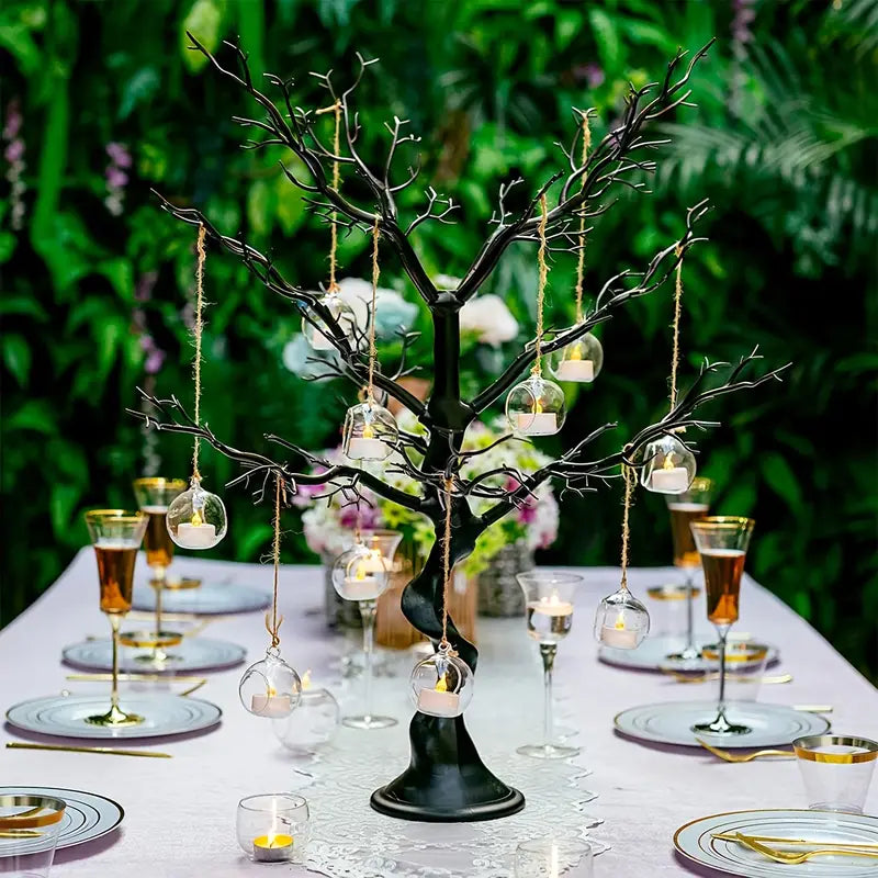 30-Inch Plastic Manzanita Tree Centerpiece – Black Bare Tree