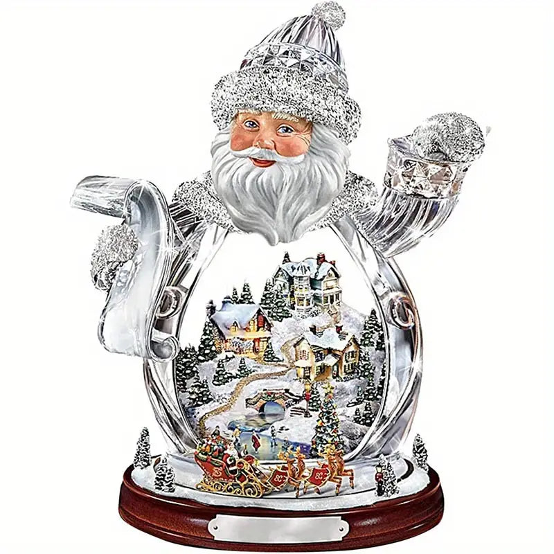 Santa Claus Hanging Christmas Tree Decoration - 10Pcs/Set