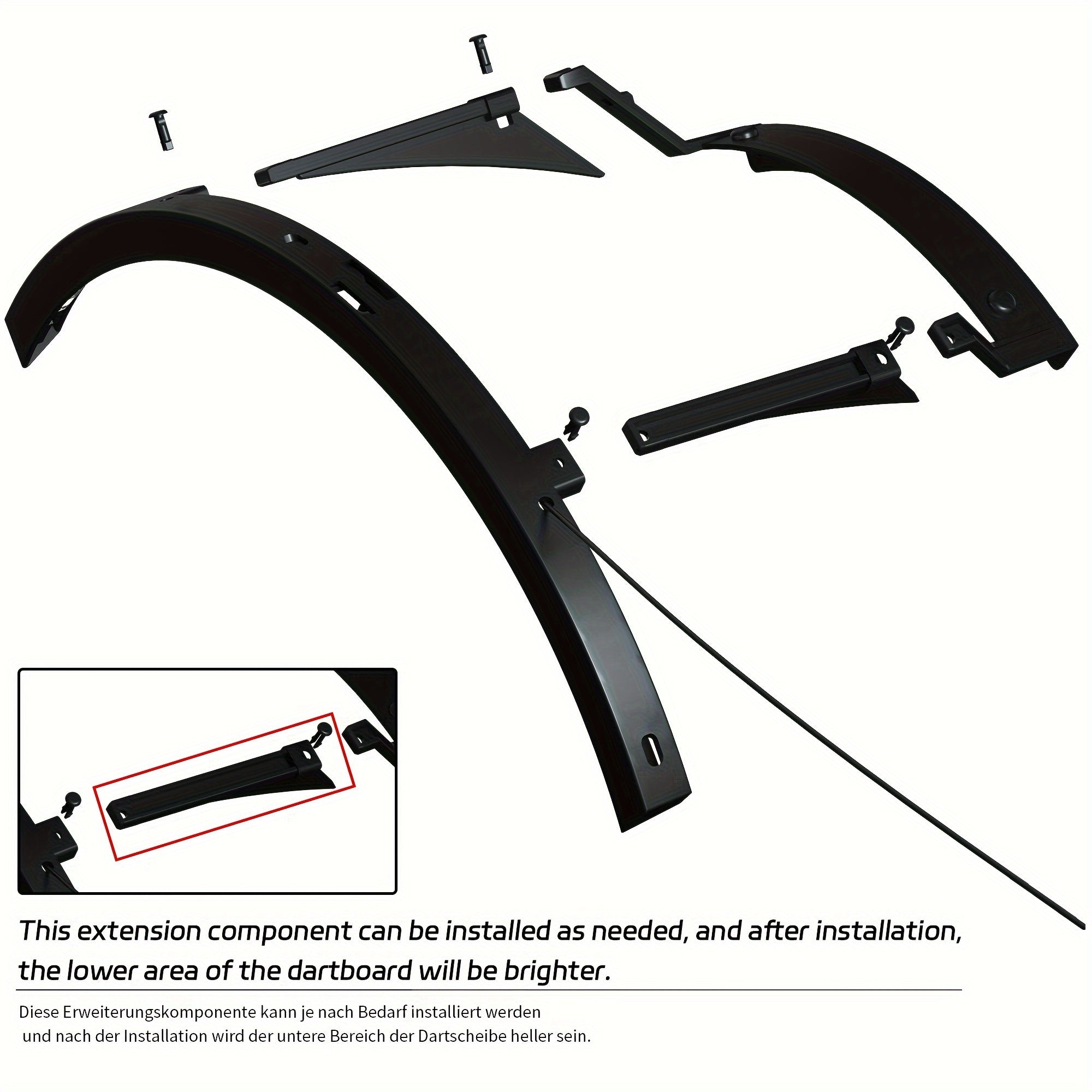 Dart Board Lighting Soft Head Game Accessory