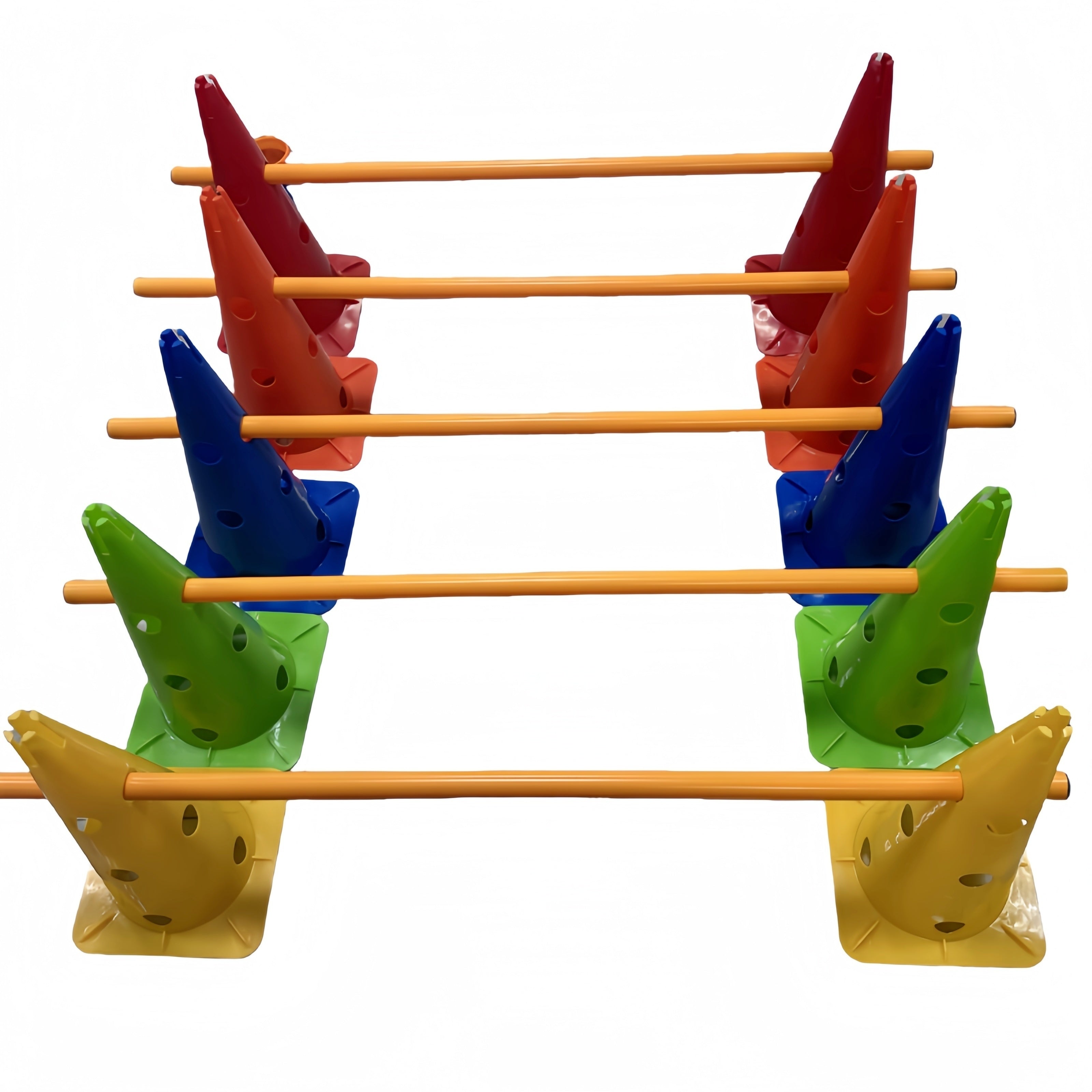 9-Piece Adjustable Soccer Training Hurdle Set
