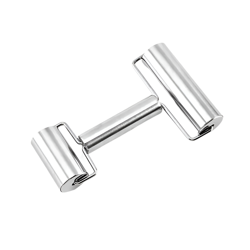 Stainless Steel Dual-Ended Rolling Pin For Baking