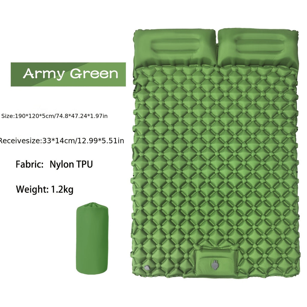 Inflatable Camping Sleeping Pad – Interlockable Ultralight Air Mattress