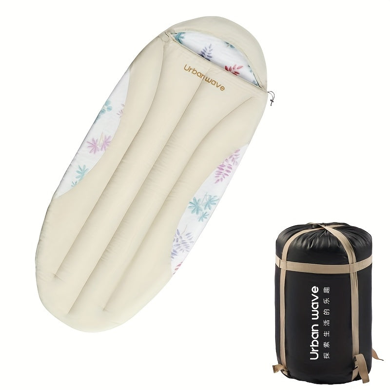 Adult Camping Sleeping Bag Thick Warm Polyester Blend