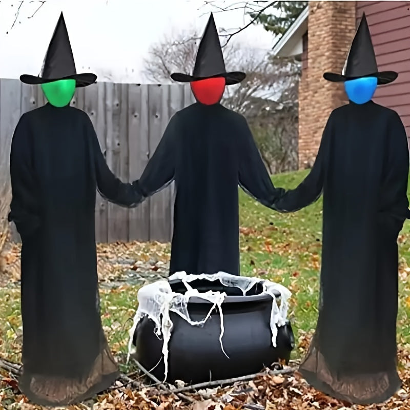 Halloween Yard Decoration Witches and Ghost Set (3pcs)