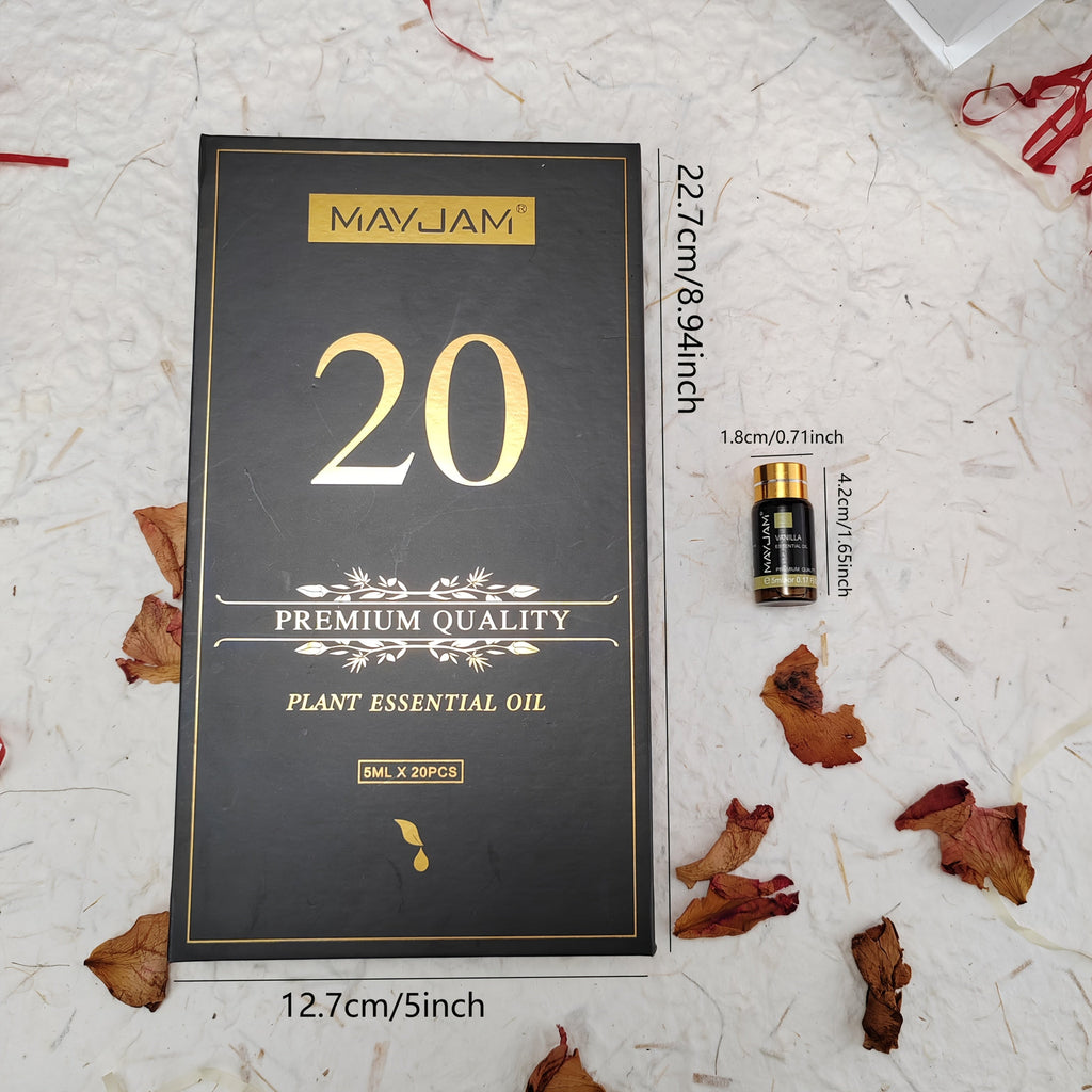 20Pcs Essential Oils Gift Set Alcohol-Free