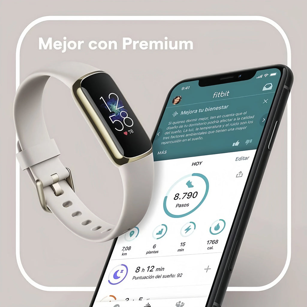 Fitness Tracker with AMOLED Display White