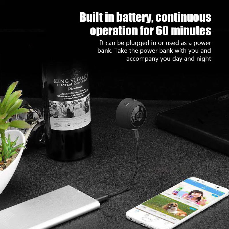 Mini Wifi Wireless Security Camera 1080P