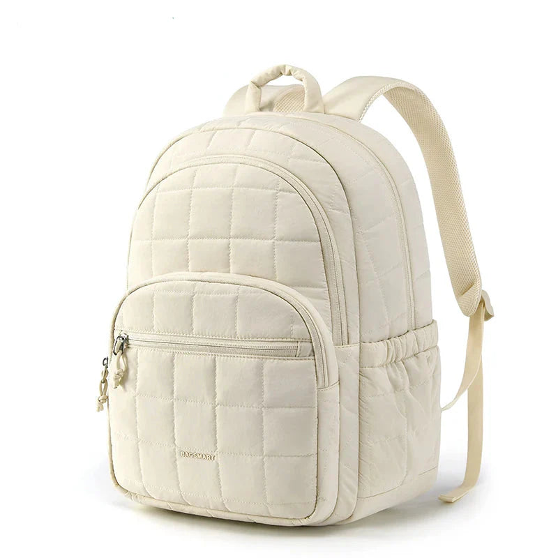 Waterproof Laptop Backpack Beige