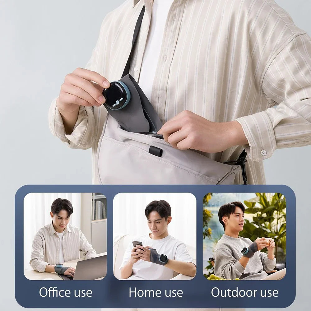 Heated Wristband Massager Grey