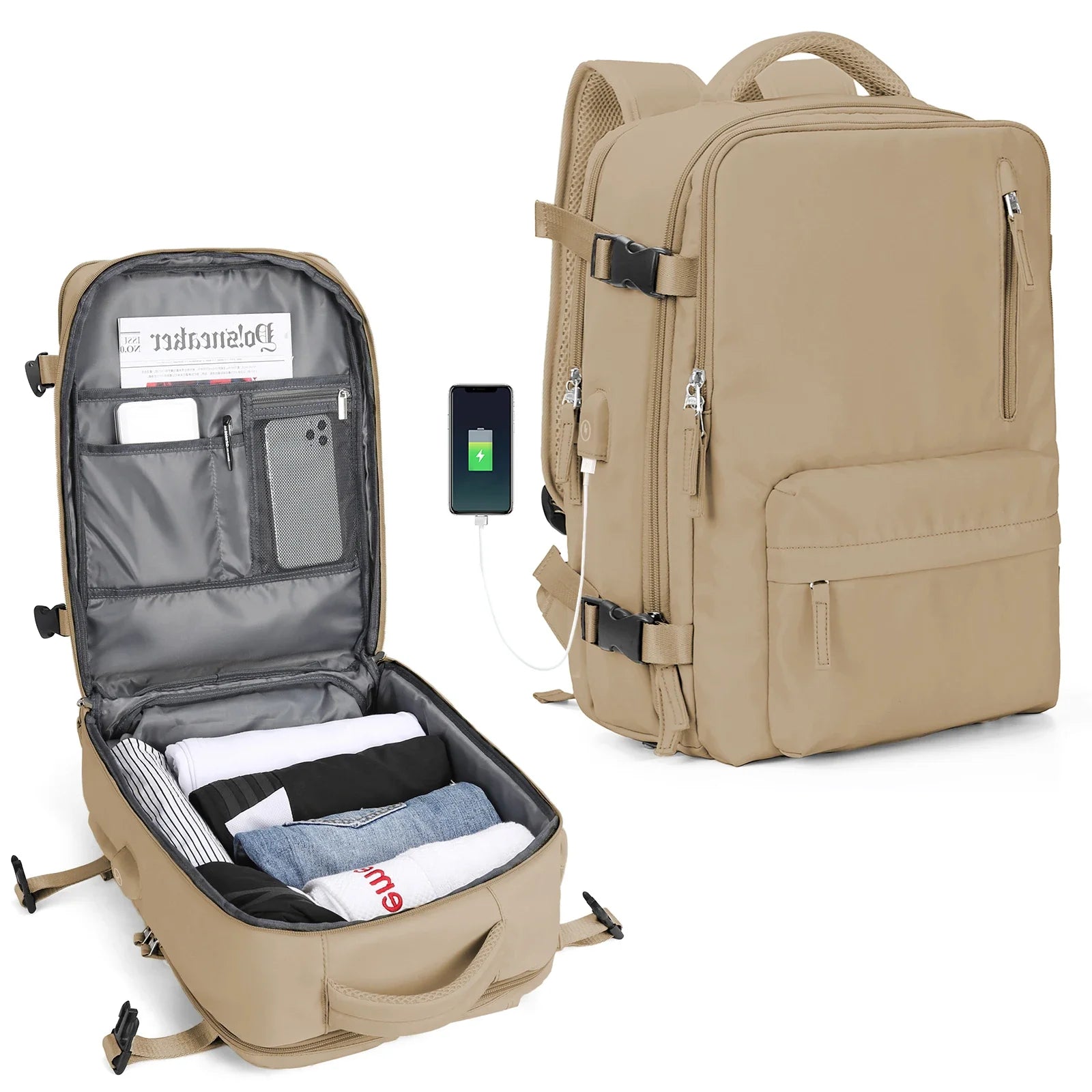 Cabin Laptop Backpack Khaki