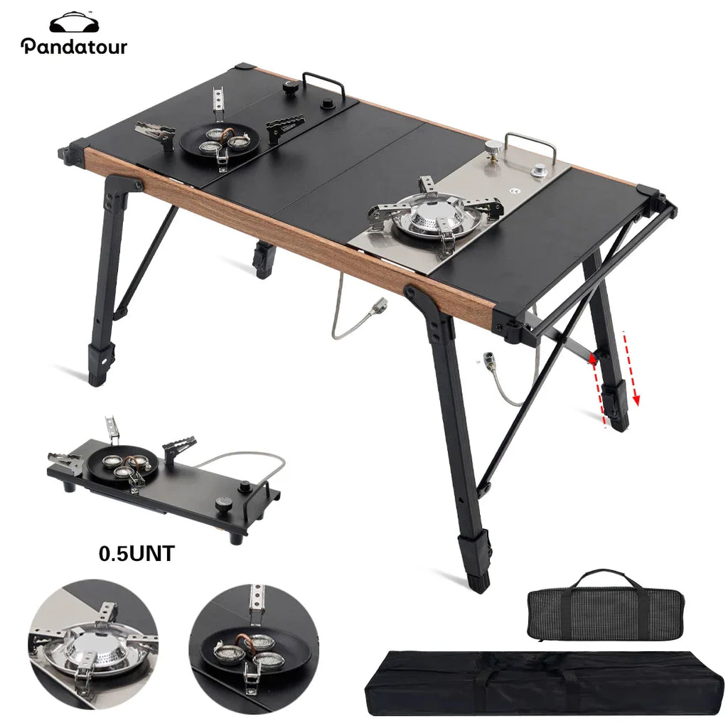 IGT Camping Gas Stove – One-Click Ignite High Power Table Stove