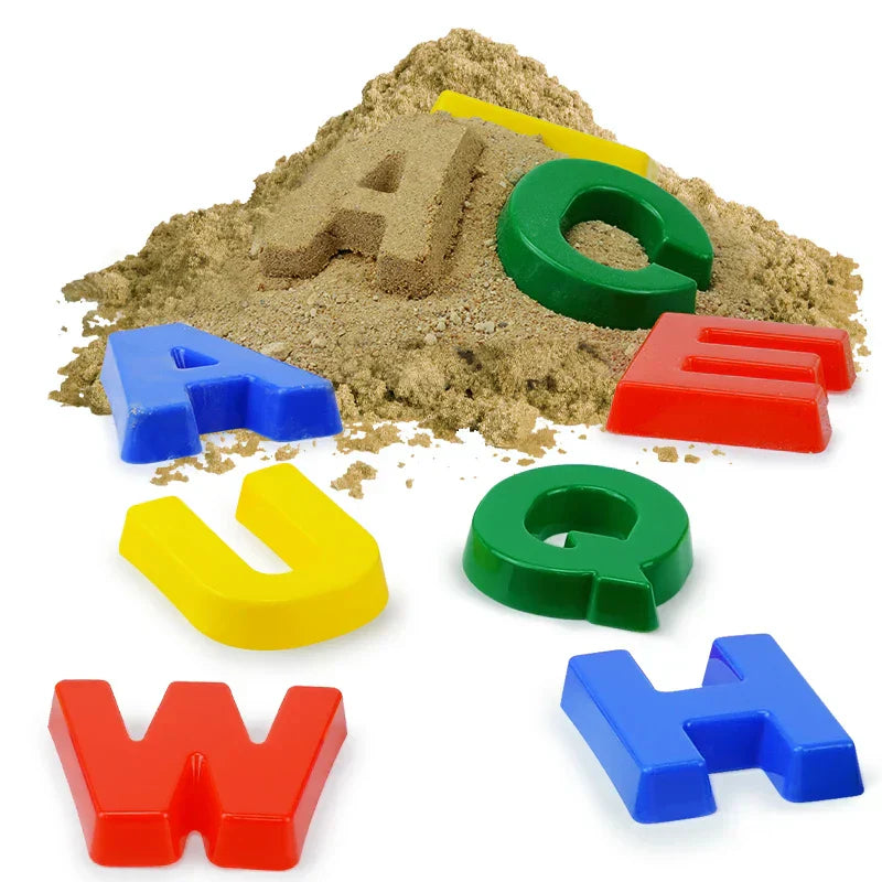 Alphabet Sand Molds Educational Beach Toys (26Pcs)