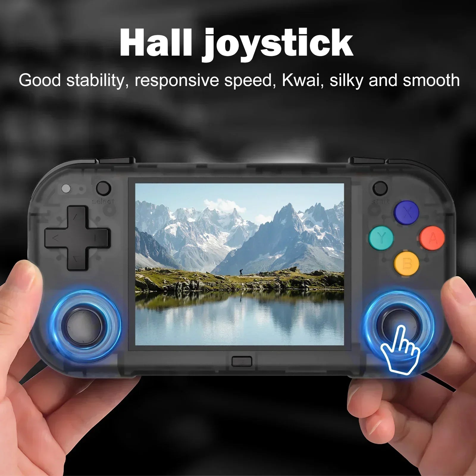Handheld Retro Gaming Console With 2.8'' Ips Screen – Crystal Black